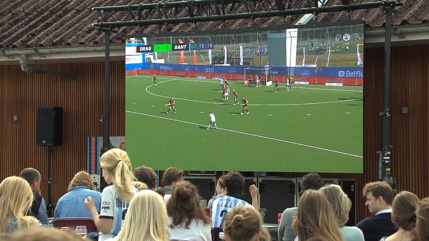 strijd binden Bank Sportevenementen op groot scherm in Oosterzele | AVS